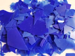 Confetti szklane niebieskie
